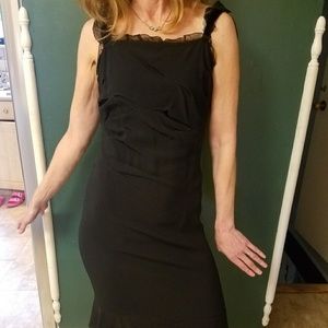 Fab Silky Anna Molinari  Little Black Dress